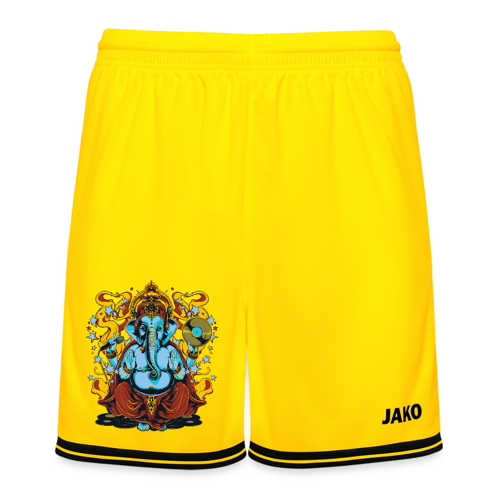 JAKO basketbalshort Center 2.0 - geel/zwart