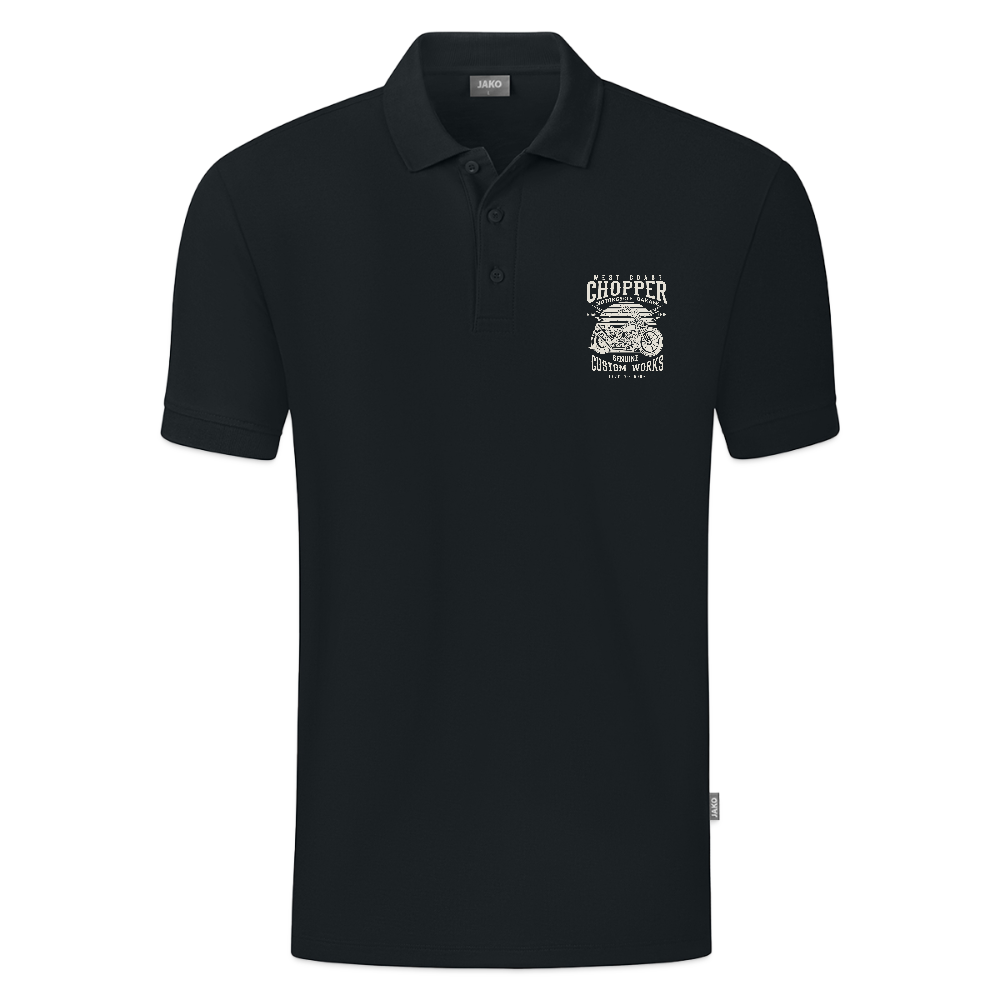 JAKO Mannen Polo Organic - zwart