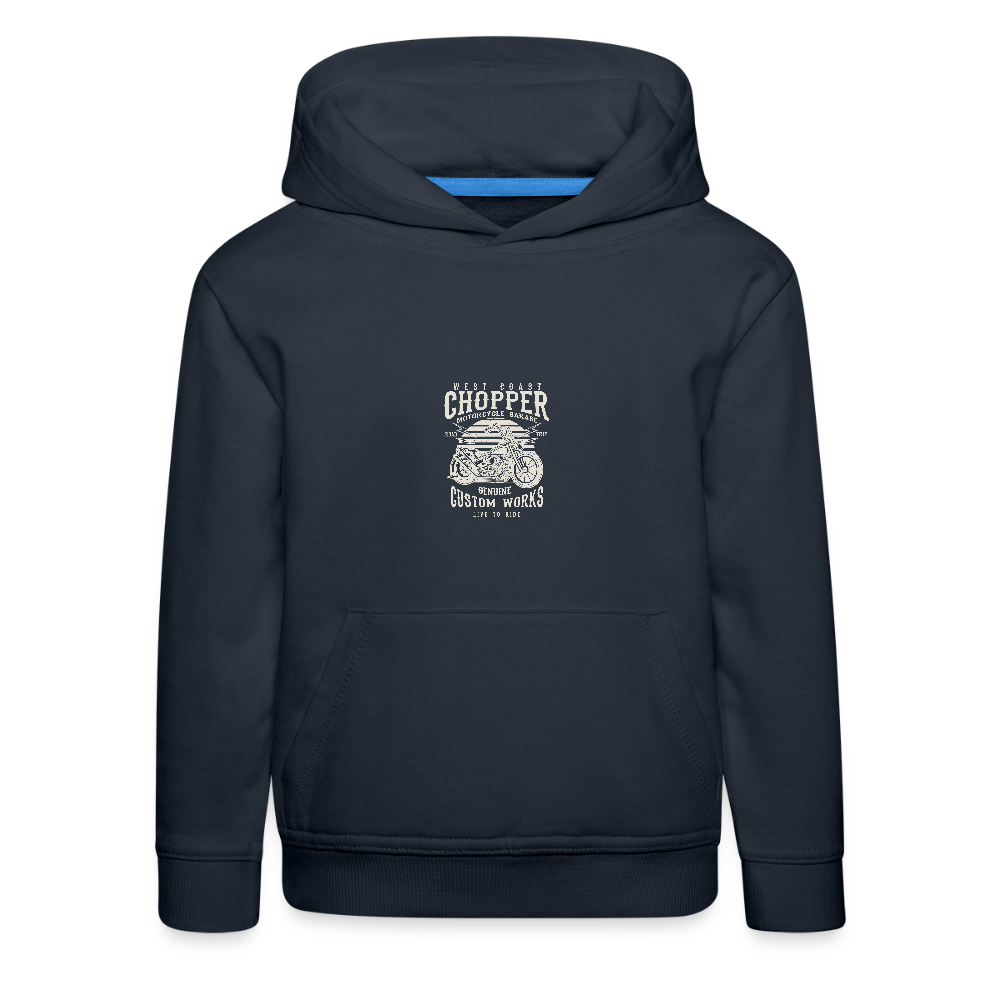 Kinderen trui Premium met capuchon - navy