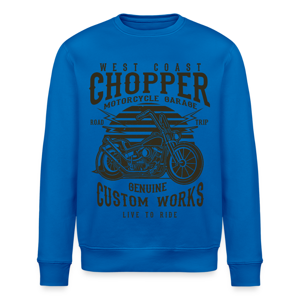 Stanley/Stella Uniseks bio-sweatshirt ROLLER - koningsblauw