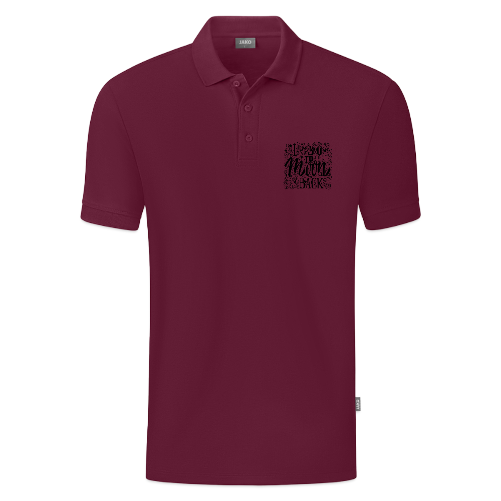 JAKO Kinderpolo Organic - wijnrood