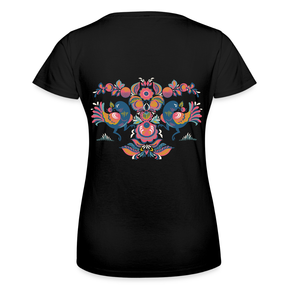 Vrouwen T-shirt van Fruit of the Loom - zwart