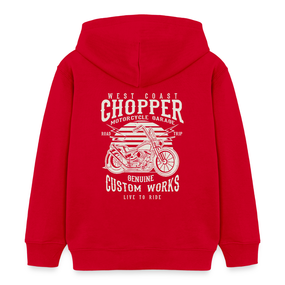 Stanley/Stella Kinder-bio-hoodie Mini Cruiser - rood