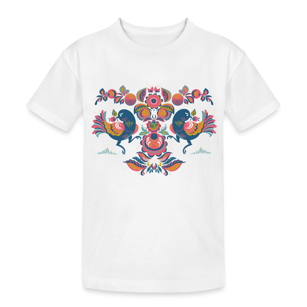 Kinderen Heavy Cotton T-shirt - wit