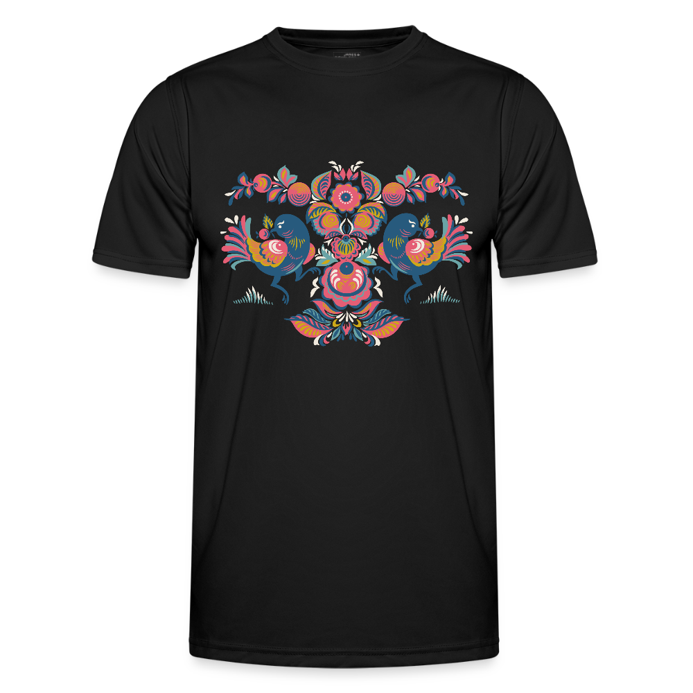 Functioneel T-shirt voor mannen - zwart