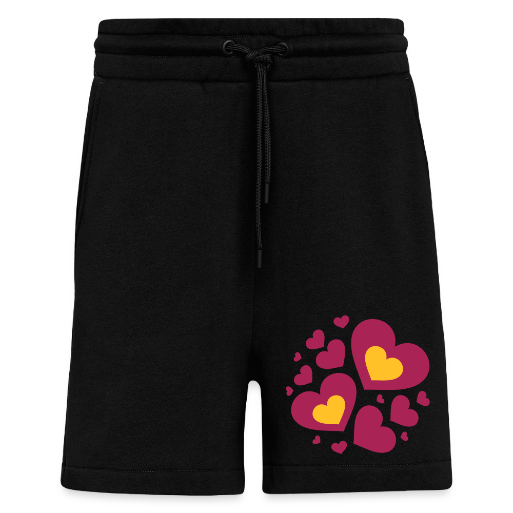 Organic relaxed shorts made in EU - SOLID BLACK