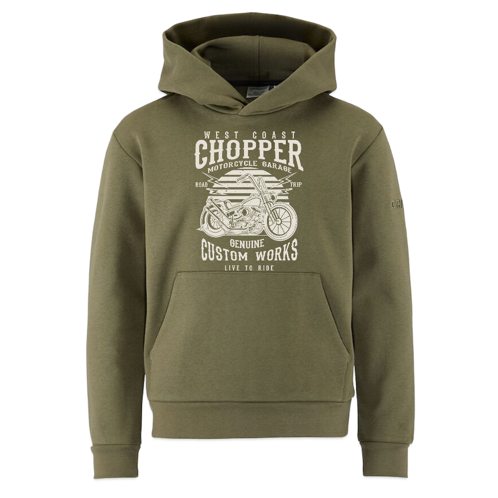 CRAFT Community 2.0 kinderhoodie - mosgroen