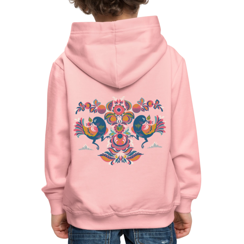 Kinderen trui Premium met capuchon - kristalroze
