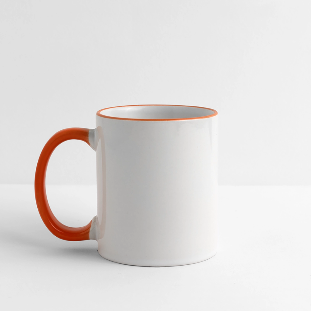 Panoramamok - wit/oranje