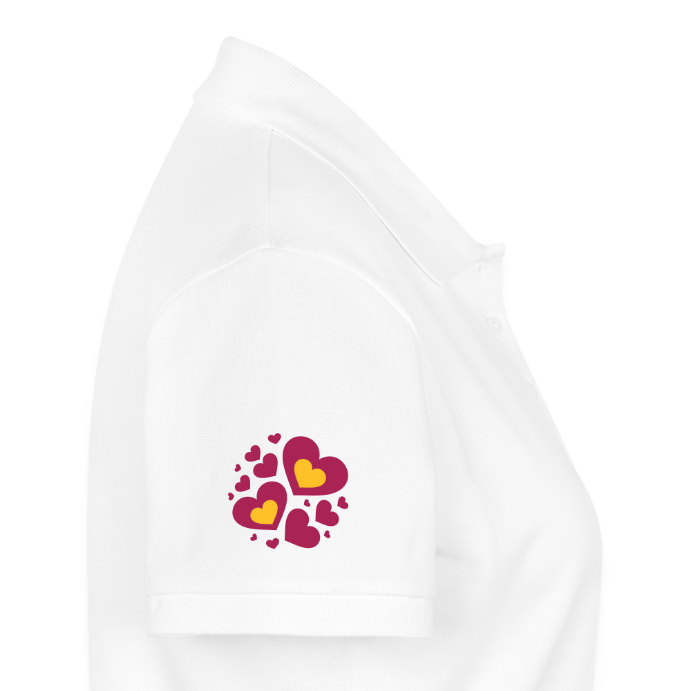 Vrouwen Premium Bio Poloshirt - wit