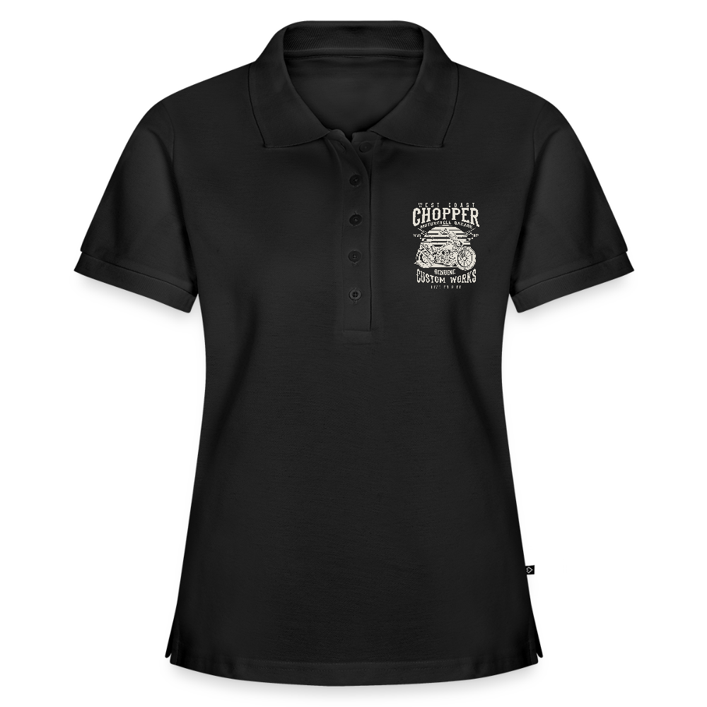Vrouwen Premium Bio Poloshirt - zwart