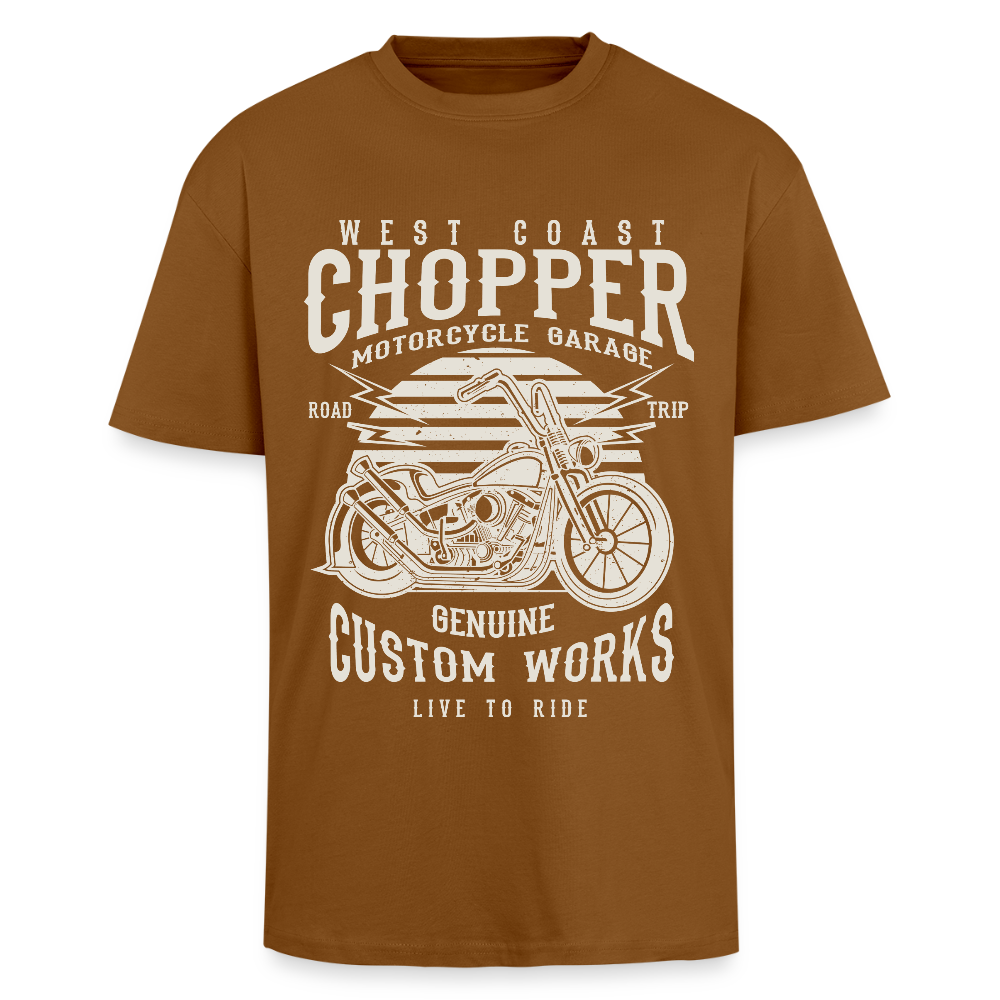 Dik oversized T-shirt - toffee