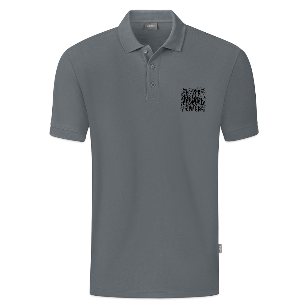 JAKO Mannen Polo Organic - grijs