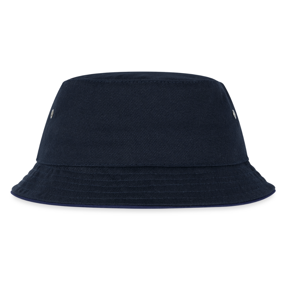 Kinder bucket hat - navy/navy