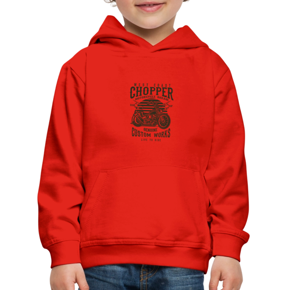 Kinderen trui Premium met capuchon - rood