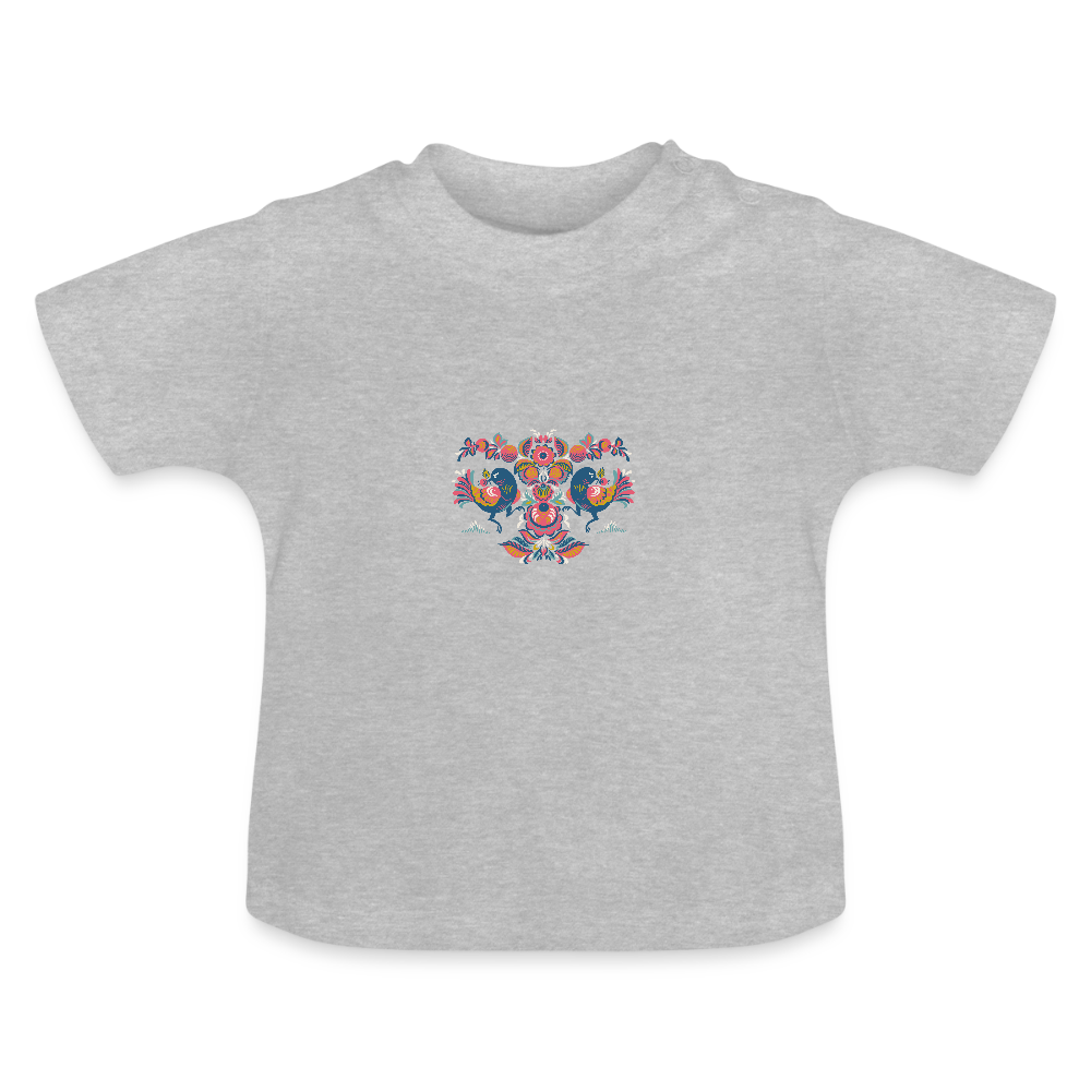 Baby T-shirt - grijs gemêleerd