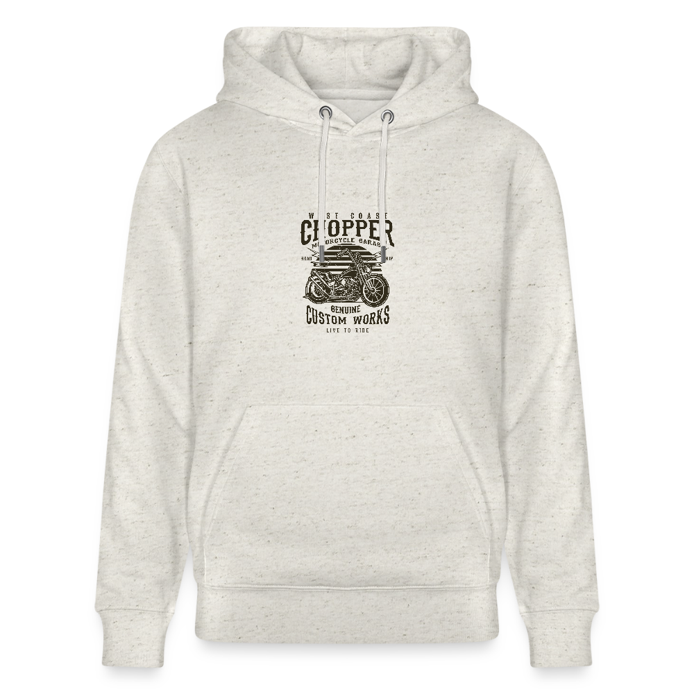 Stanley/Stella Uniseks bio-hoodie CRUISER - beige gemêleerd