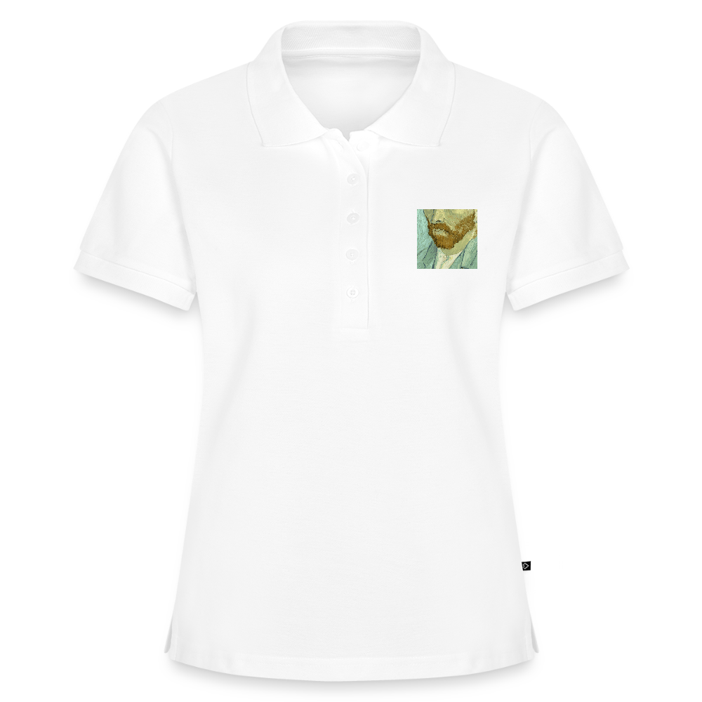 Vrouwen Premium Bio Poloshirt - wit