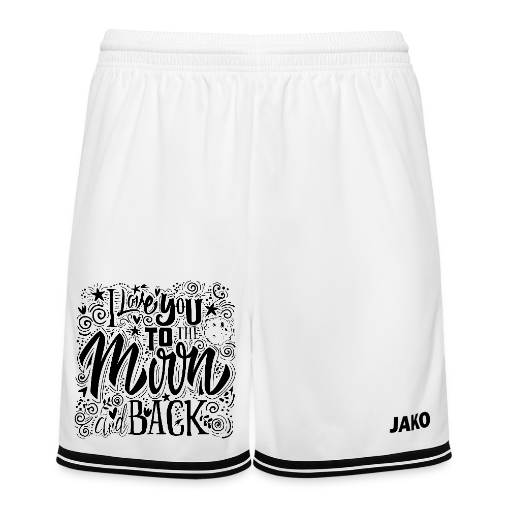 JAKO basketbalshort Center 2.0 - wit/zwart