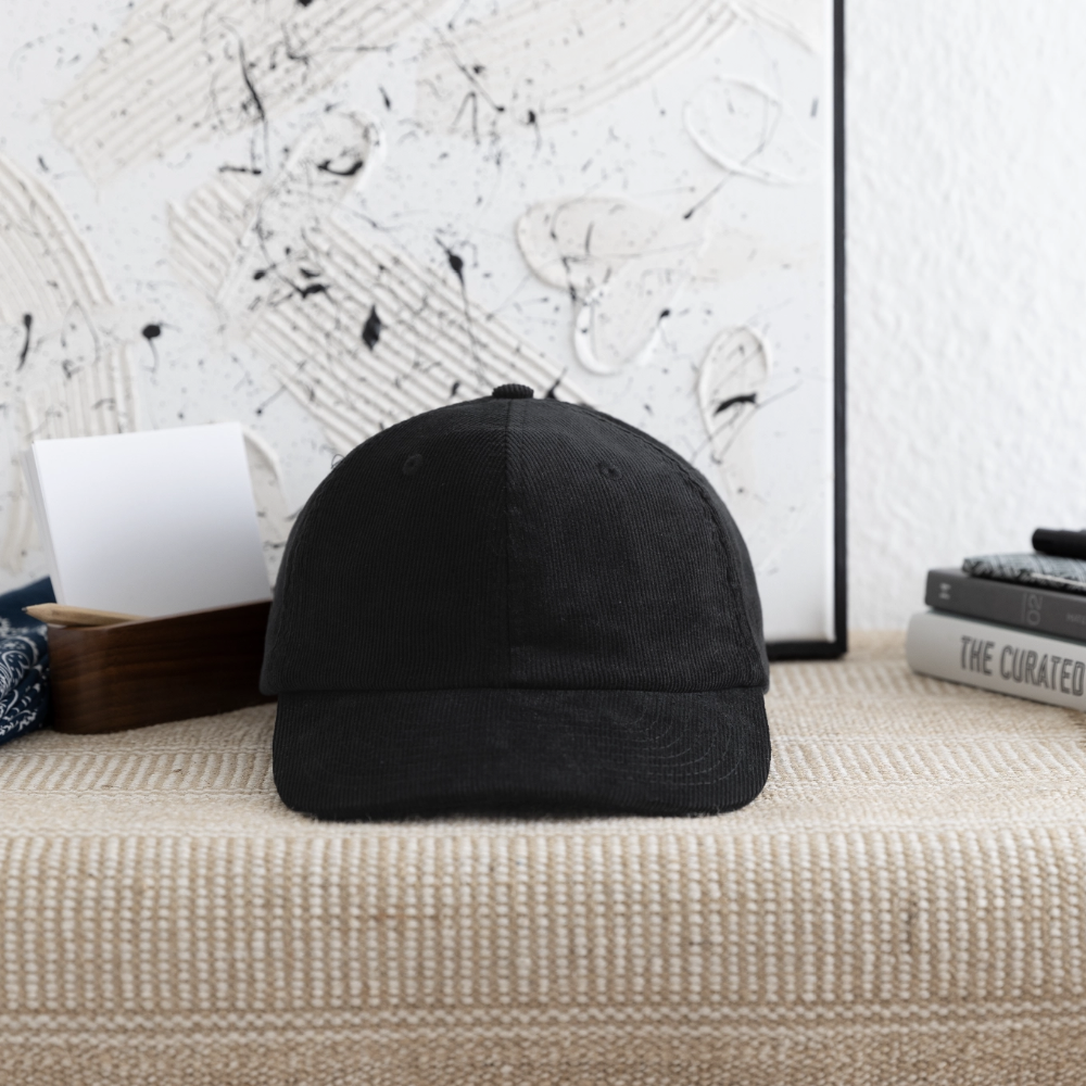 Cord Cap - zwart