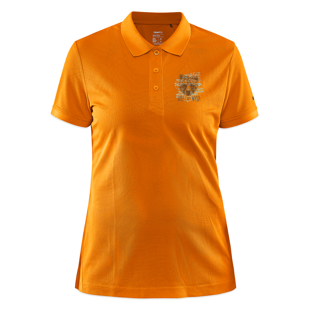 CRAFT Core Unify damespolo - lichtoranje gemêleerd