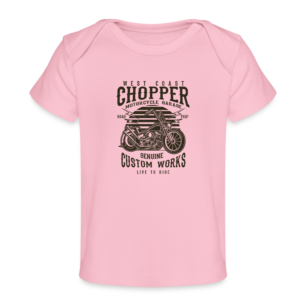 Baby bio-T-shirt - light roze