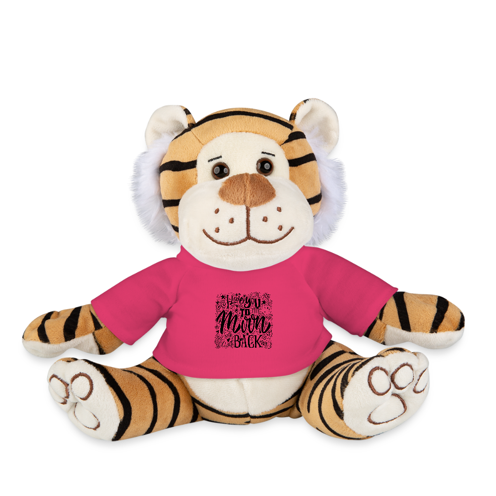 Pluche tijger - roze