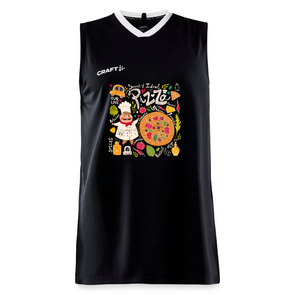 CRAFT Progress kinder-basketbalshirt - zwart