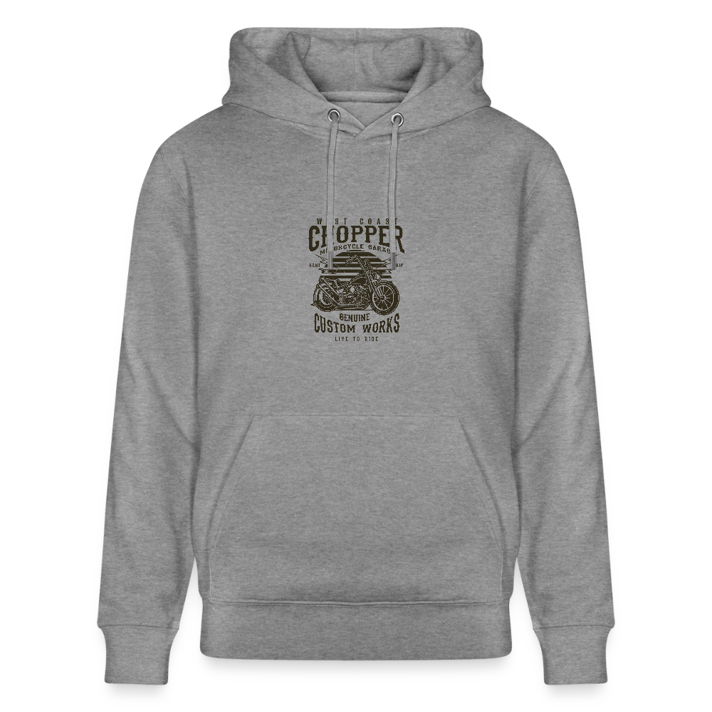 Stanley/Stella Uniseks bio-hoodie CRUISER - lichtgrijs gemarmerd