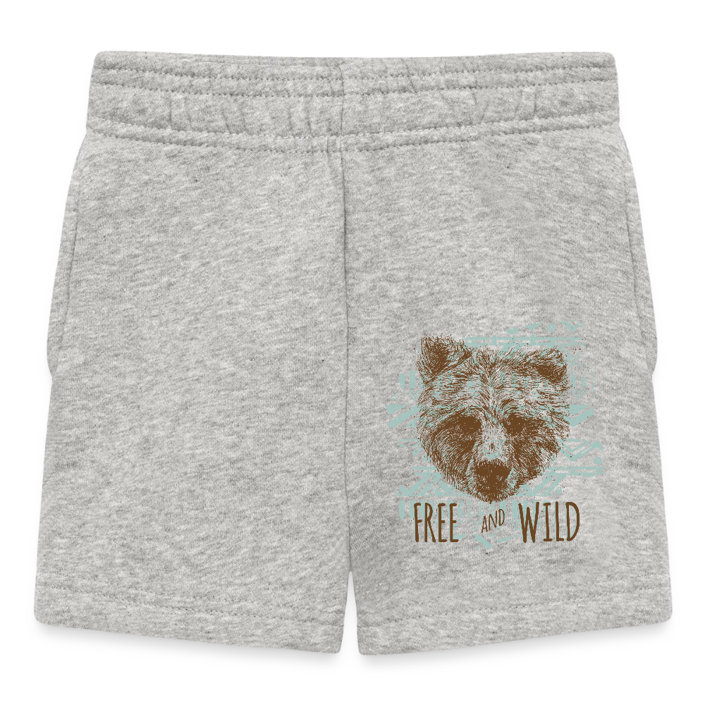Baby shorts - grijs gemêleerd