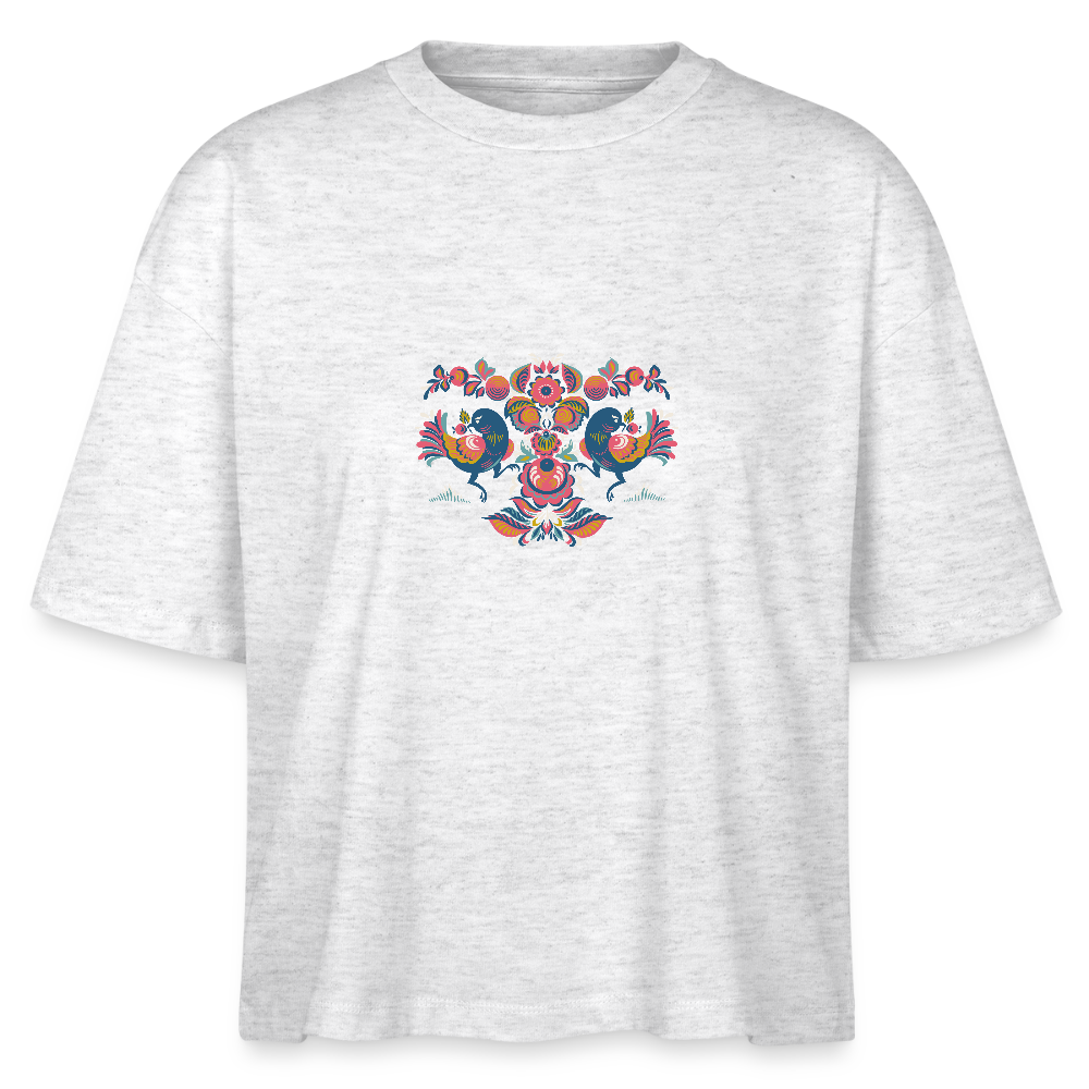 Stanley/Stella Vrouwen Boxy bio-T-shirt Nova - heather wit