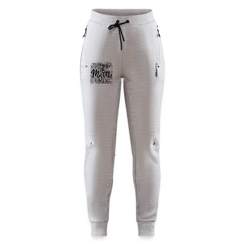 CRAFT ADV Unify vrouwen vrijetijdsbroek - grijs gemêleerd