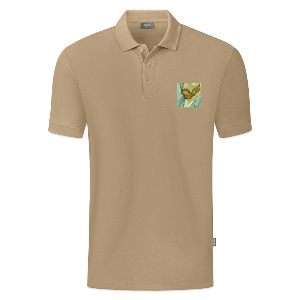 JAKO Mannen Polo Organic - beige