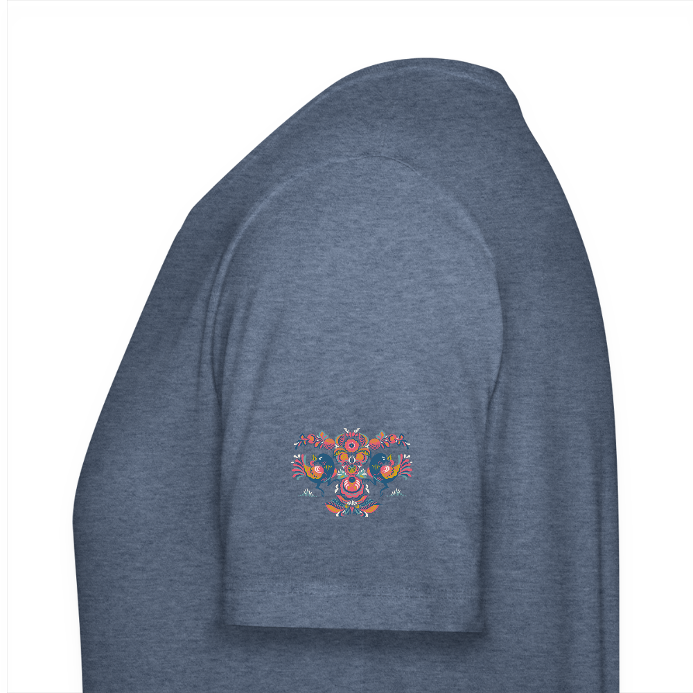 Stanley/Stella Uniseks bio-T-Shirt CREATOR - donkerblauw gemêleerd