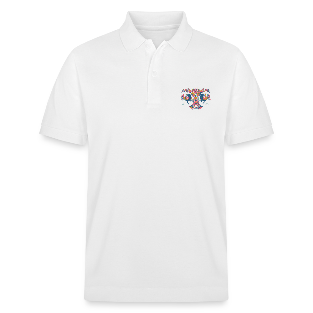 Stanley/Stella uniseks bio poloshirt PREPSTER - wit