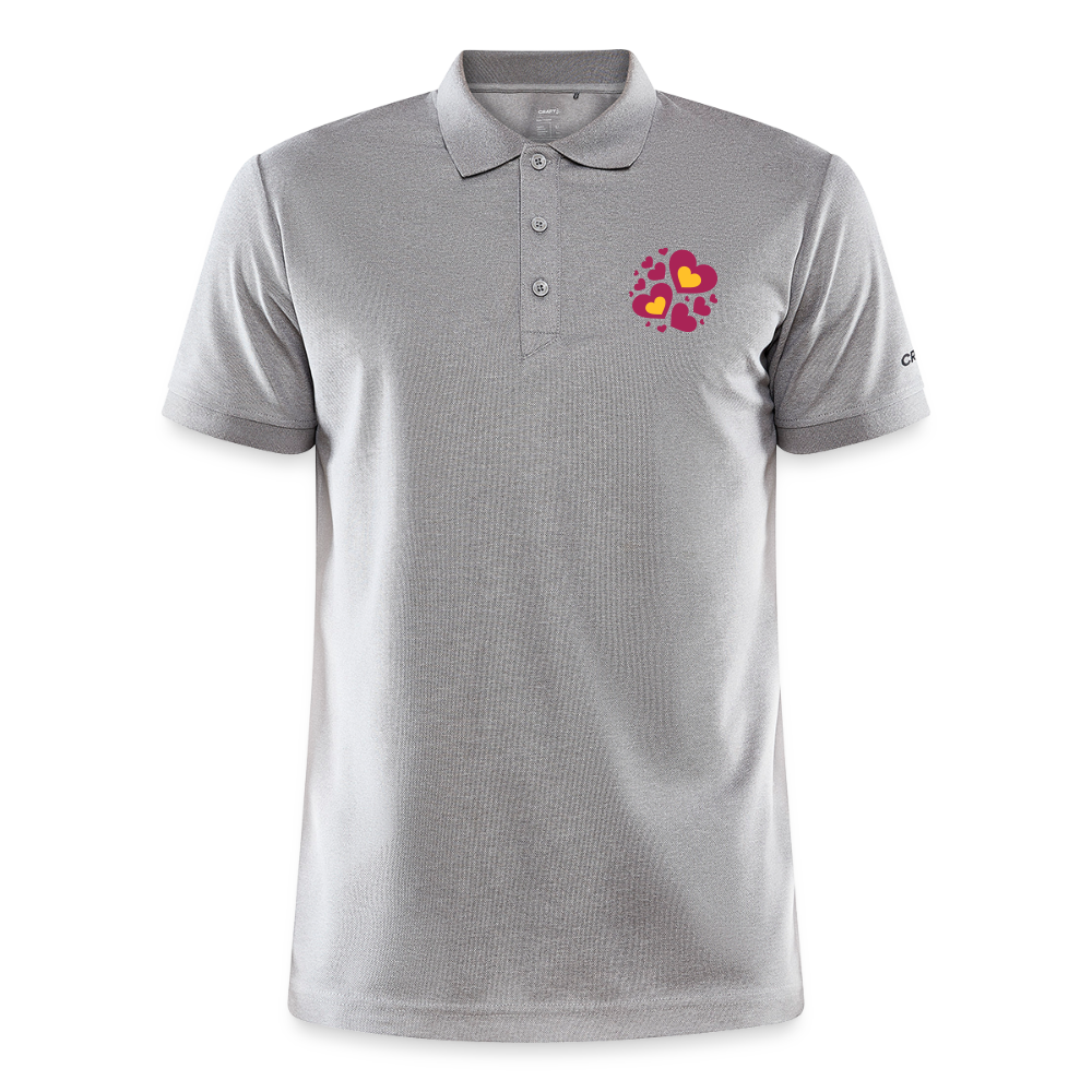 CRAFT Core Unify polo - grijs gemêleerd