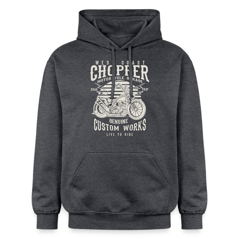 Gildan uniseks Softstyle® Midweight hoodie - donkergrijs gemêleerd