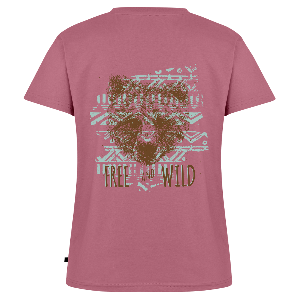 Vrouwen bio T-shirt met V-hals van Stanley & Stella - mauve