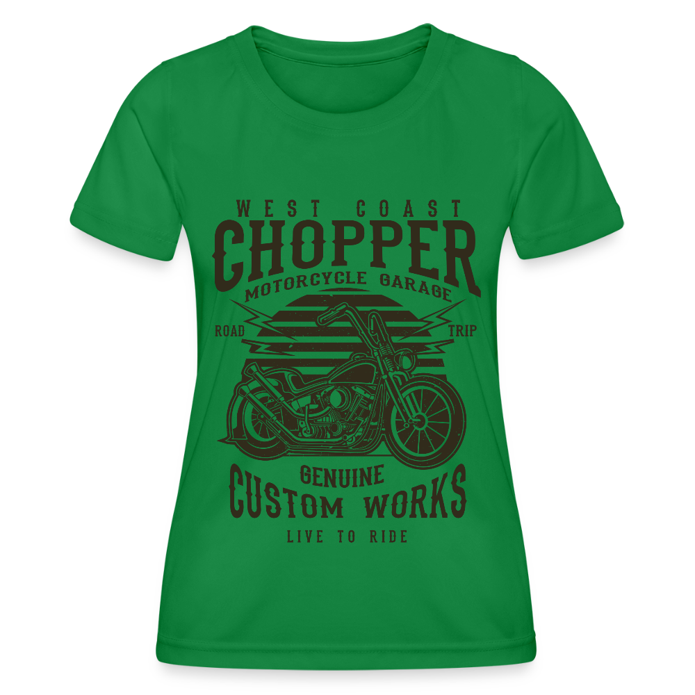 Functioneel T-shirt voor vrouwen - kelly groen