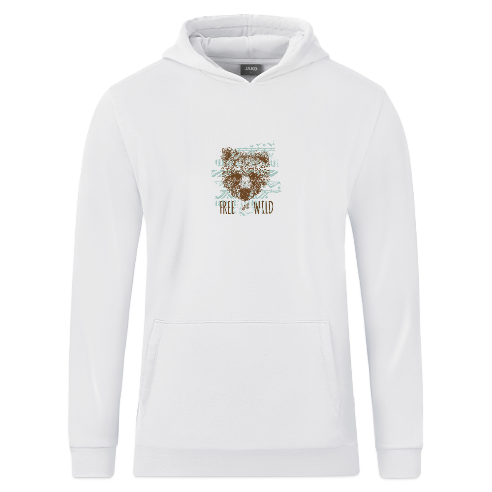 JAKO Kinderhoodie Organic - wit