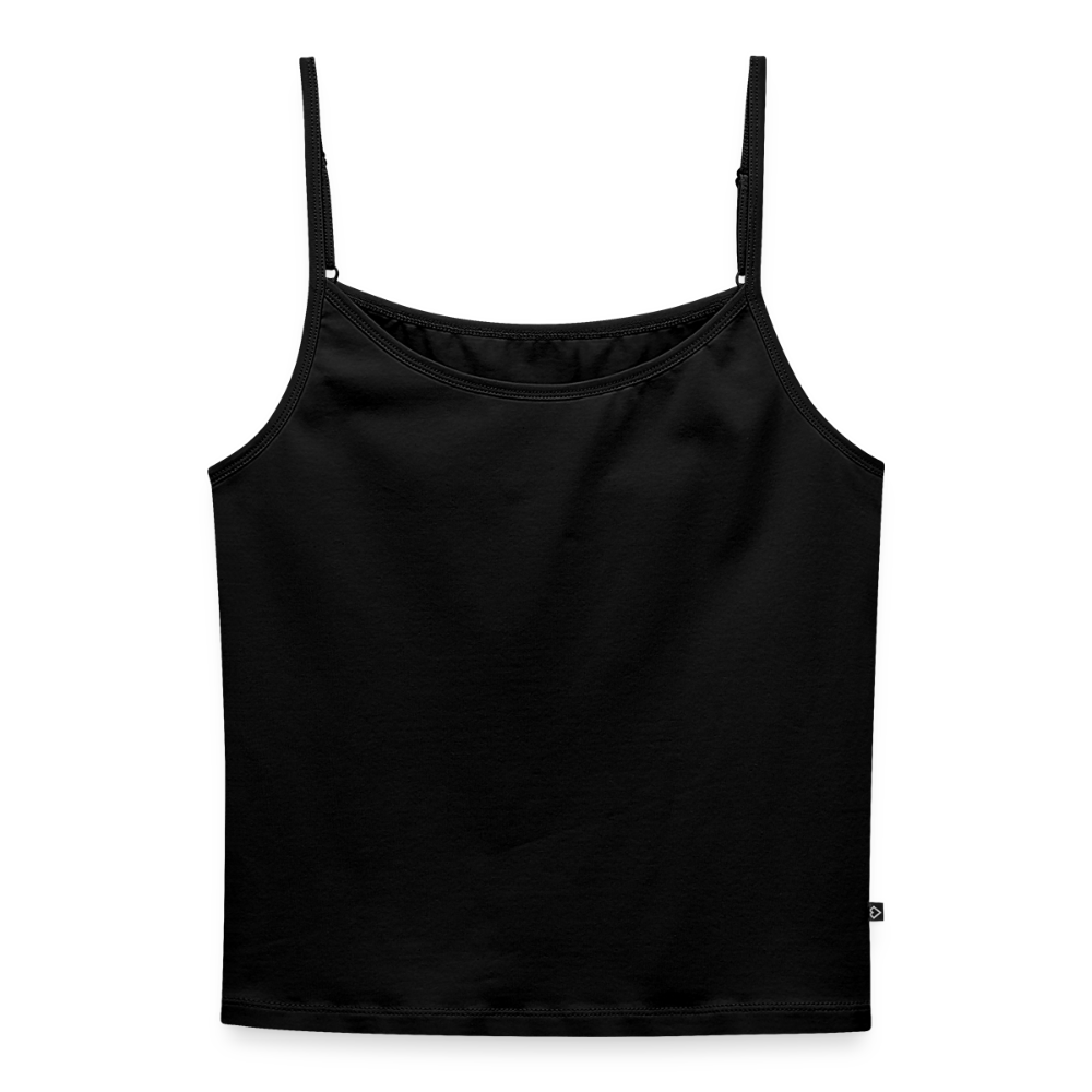 Vrouwen spaghetti-tanktop - zwart