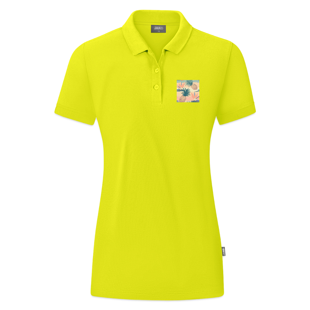 JAKO Vrouwen polo Organic - limegroen