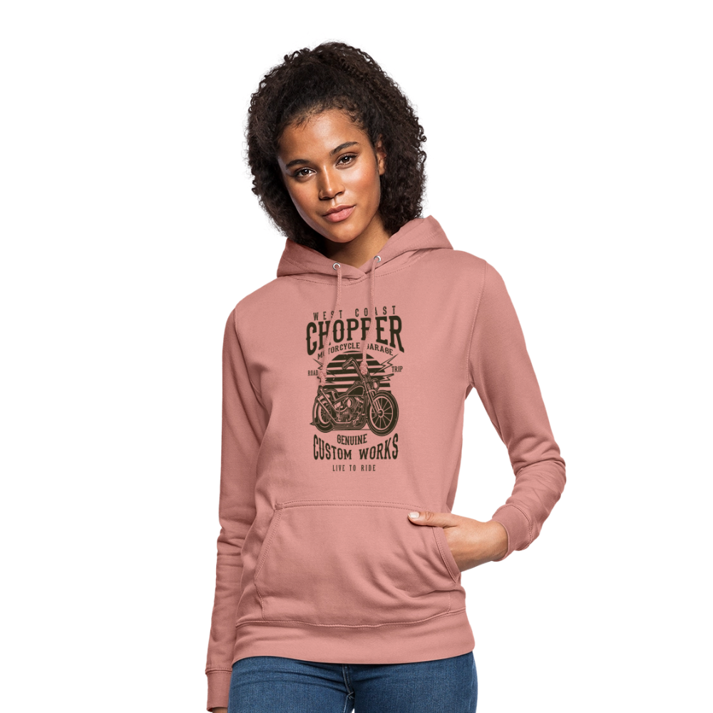 Vrouwen hoodie - altrosa