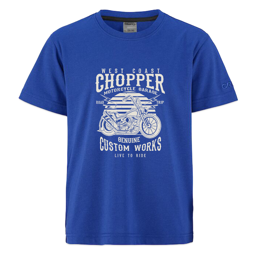 CRAFT Community 2.0 kinder-T-shirt - koningsblauw