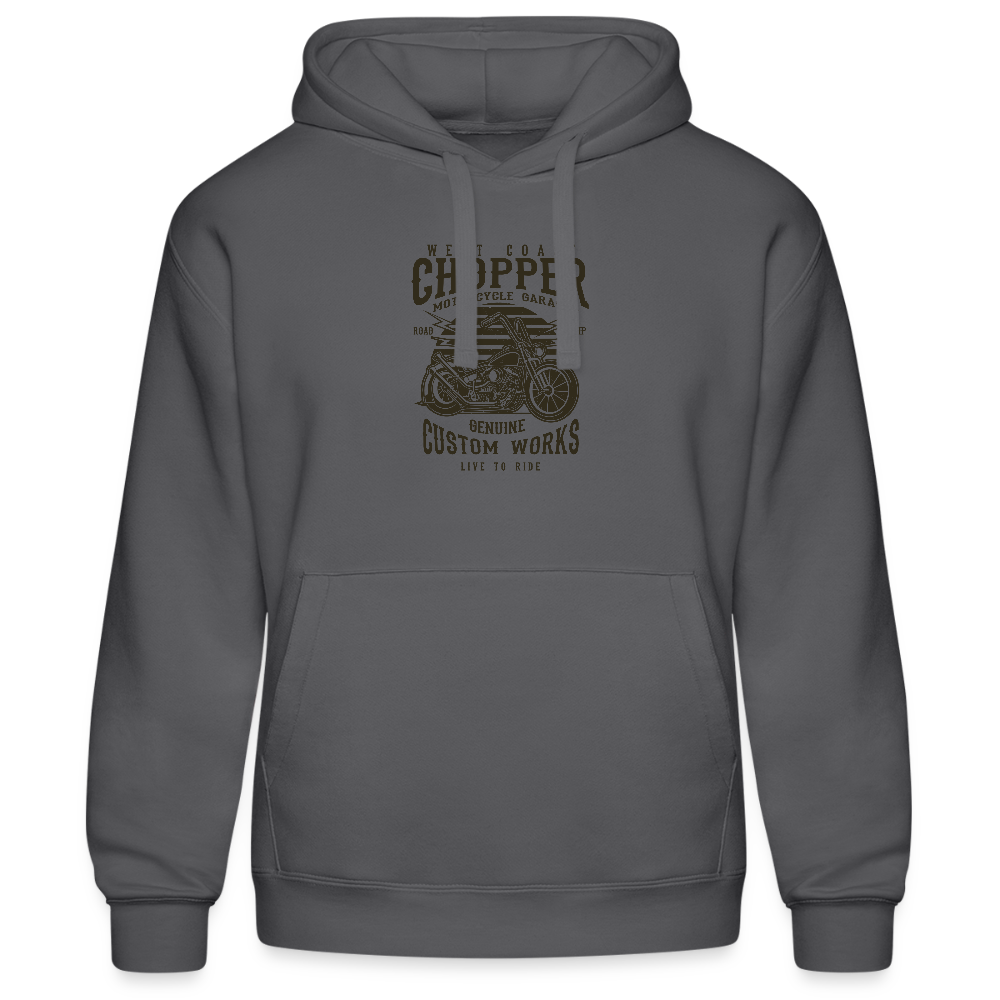 Mannenhoodie van Russell - grijs