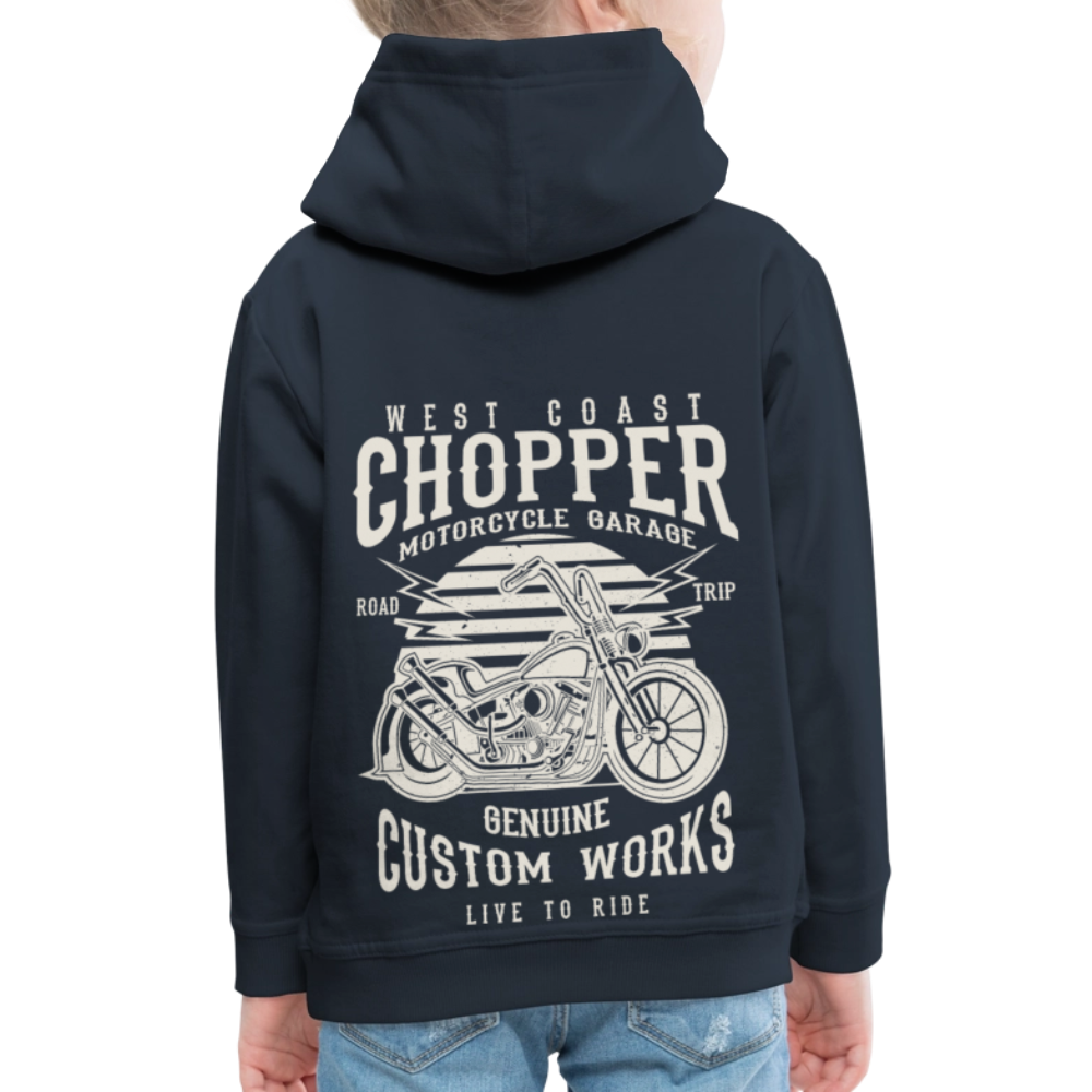 Kinderen trui Premium met capuchon - navy