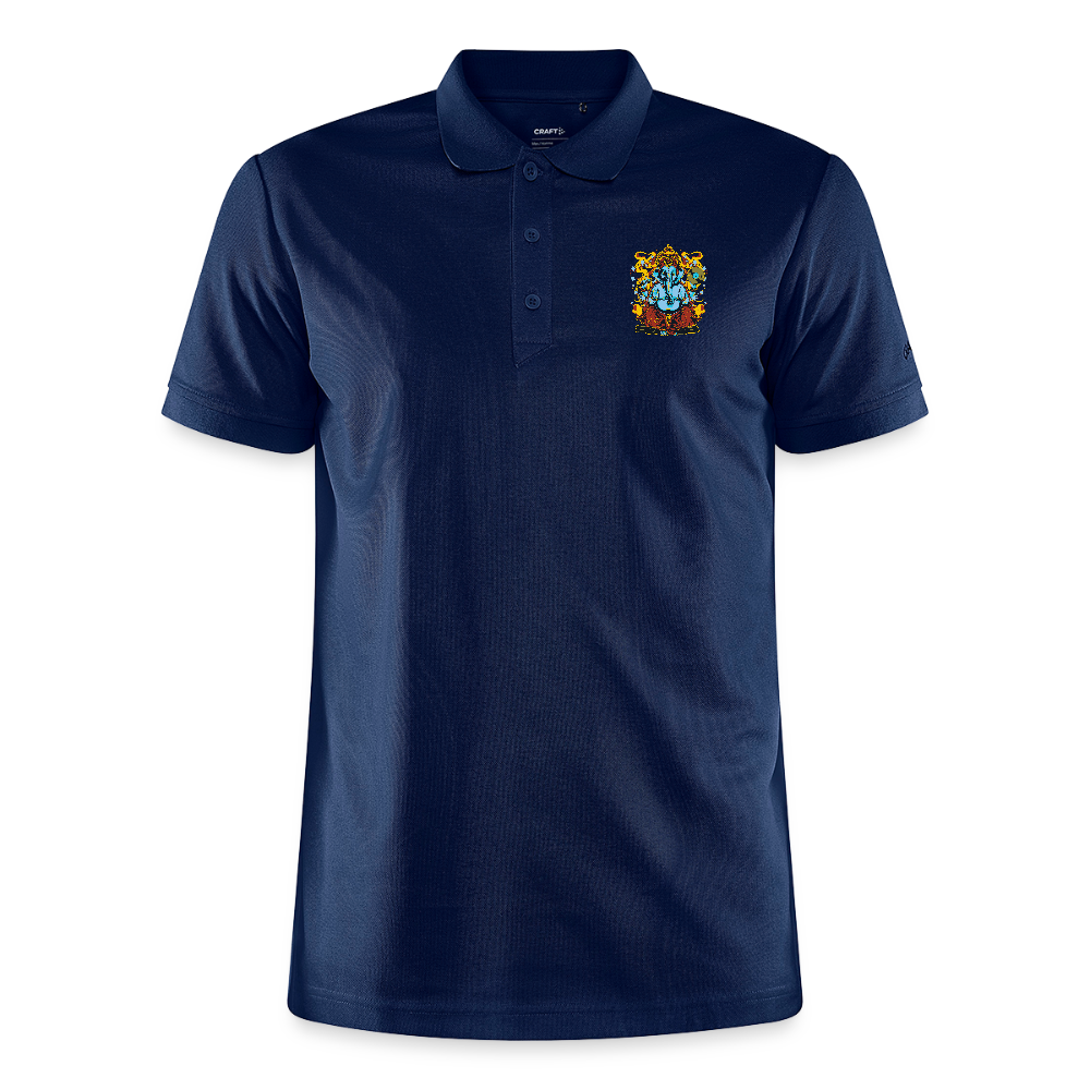 CRAFT Core Unify polo - navy gemêleerd