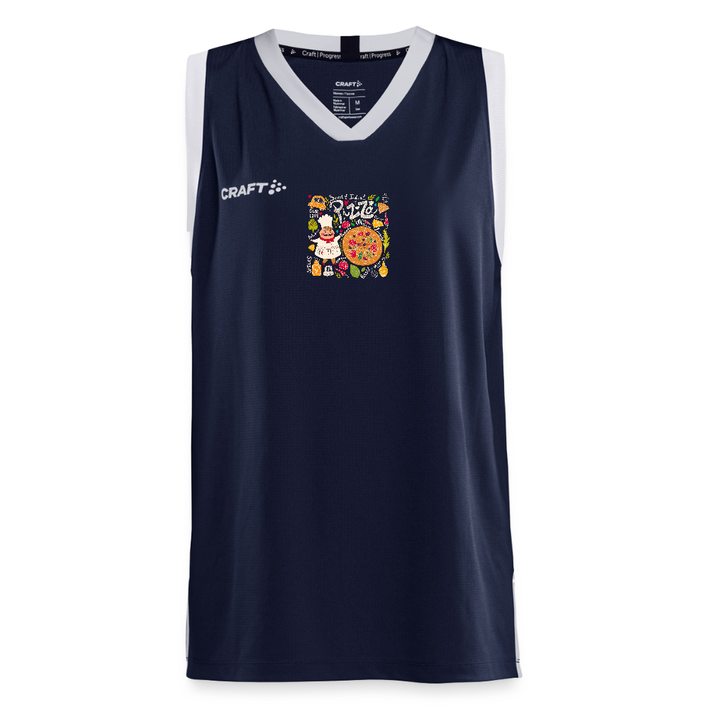 CRAFT Progress kinder-basketbalshirt - navy