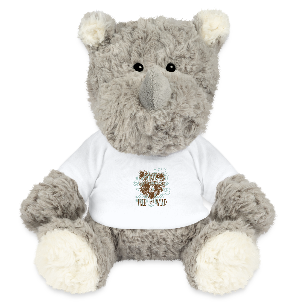 MiniFeet® Neushoorn Svea - wit