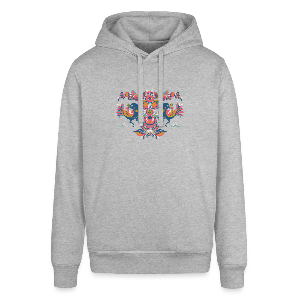 Uniseks bio-hoodie van Stanley & Stella - grijs gemêleerd